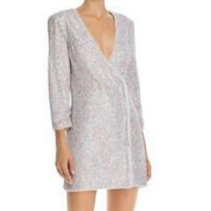COPY - BCBGMAXAZRI deep V neck  Party Cocktail Dress